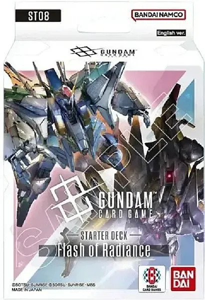 GUNDAM CARD GAME STARTER DECK ST08 FLASH OF RADIANCE - EN
